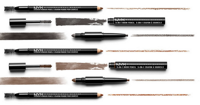 NYX Professional Makeup 3-in-1 Brow Pencil Summer 2017