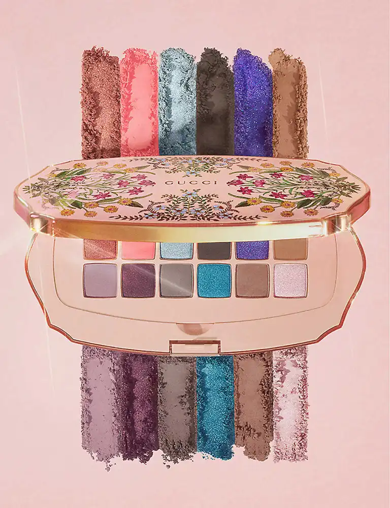 Палетка теней для век Gucci Beauty Flora Collection Beauté Des Yeux Gorgeous Flora 