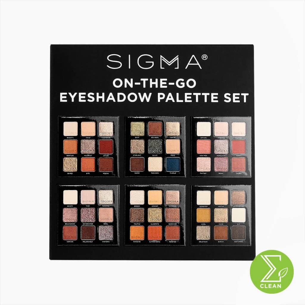 Коллекция палеток теней для век Sigma Beauty On-The-Go 
