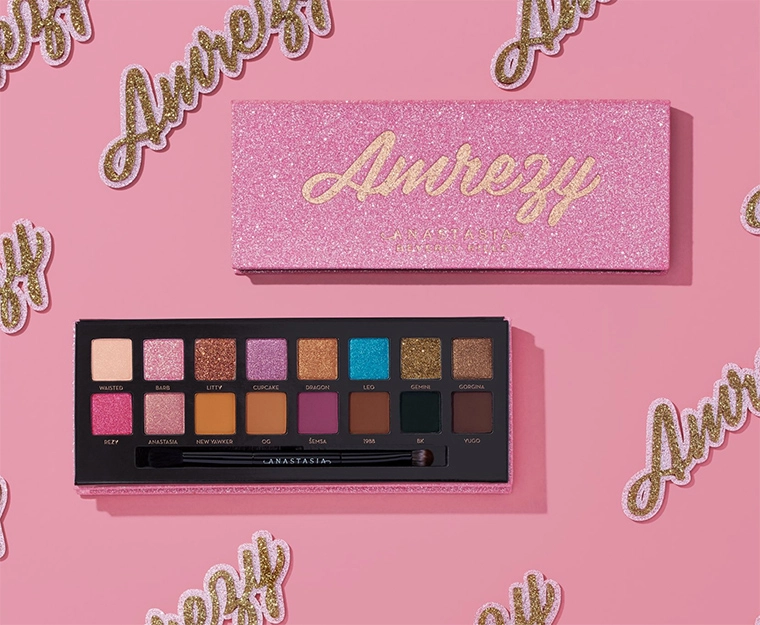 Палетка теней Anastasia x Amrezy весна 2020
