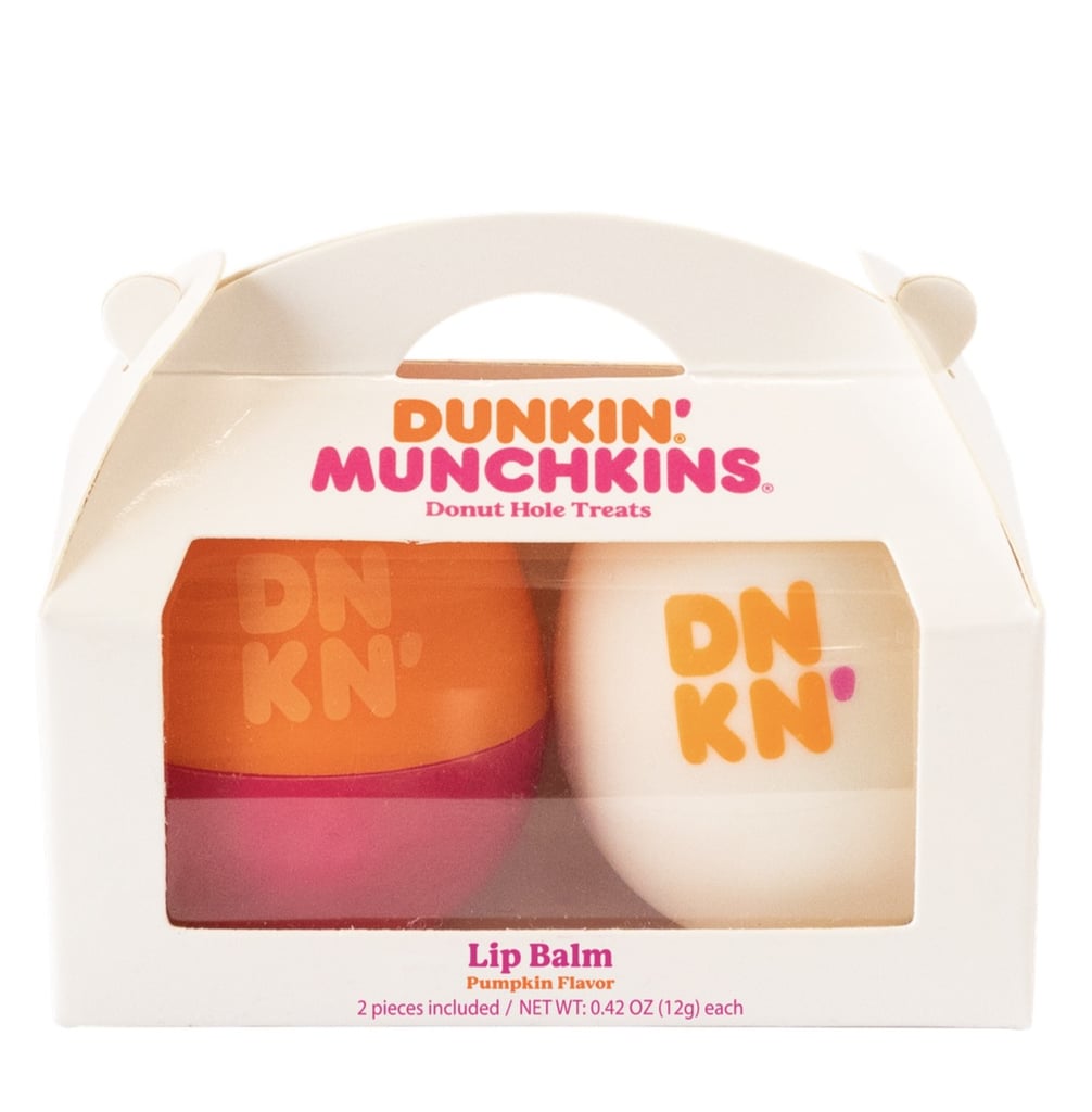 Dunkin' запускает новые осенние бальзамы для губ New Pumpkin Munchkins Lip Balms