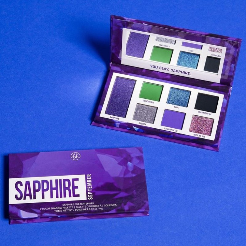 Палетка теней для век BH Cosmetics Sapphire for September 