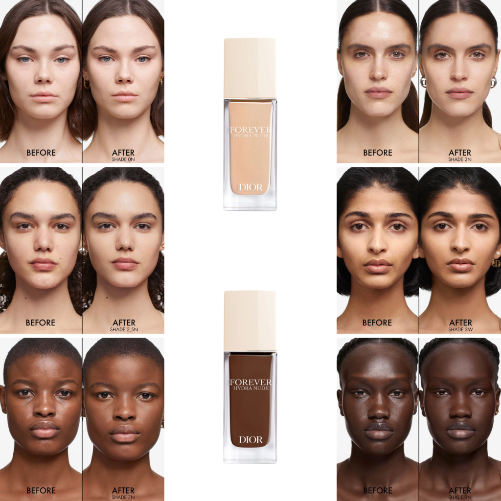 Тональный крем DIOR Forever Hydra Nude 24-Hour Natural Perfection Foundation