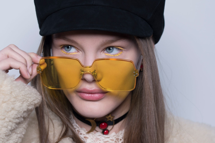 Макияж на показе Dior FW осень 2018