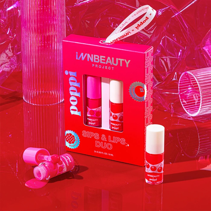 Дуэт для губ Poppi x Innbeauty Sips & Lips Duo