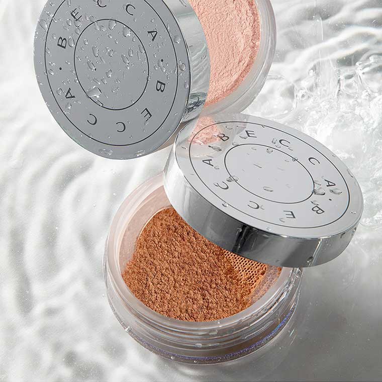 Becca Hydra-Mist Set & Refresh Powder New Golden Bronze