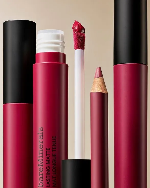 Жидкие помады bareMinerals Mineralist Lasting и карандаши для губ 