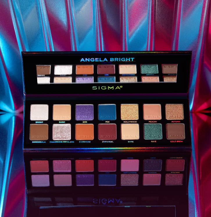 Палетка теней для век Sigma Beauty x Angela Bright 