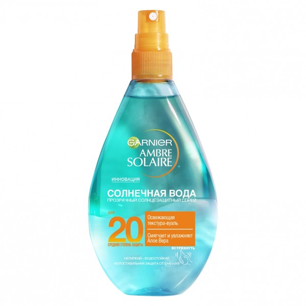 «Солнечная вода» - усиленная защита от Garnier
