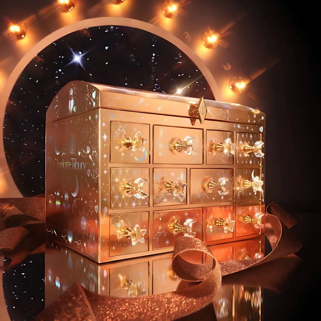 Адвент календарь Charlotte Tilbury 12 Door Beauty Charlotte’s Beauty Treasure Chest