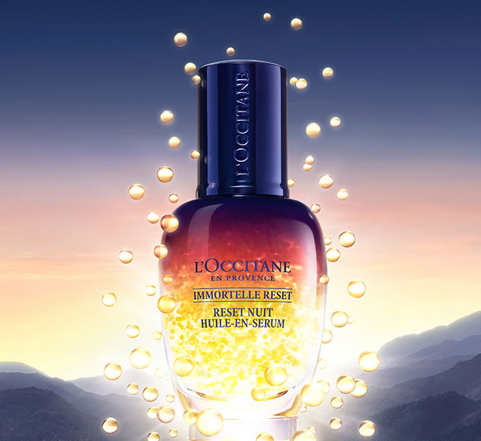 Новинка от L'Occitane – Immortelle Overnight Reset Oil in Serum