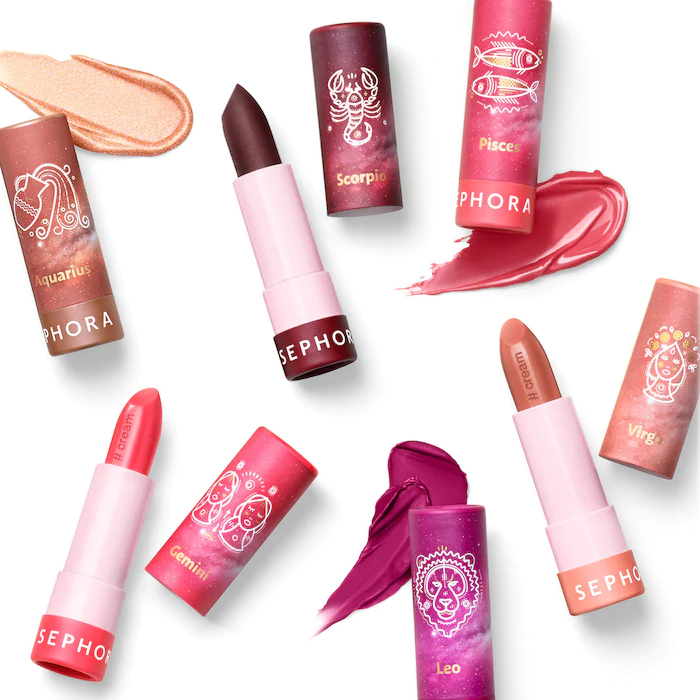 Коллекция помад Sephora LipStories Astrology Lipstick