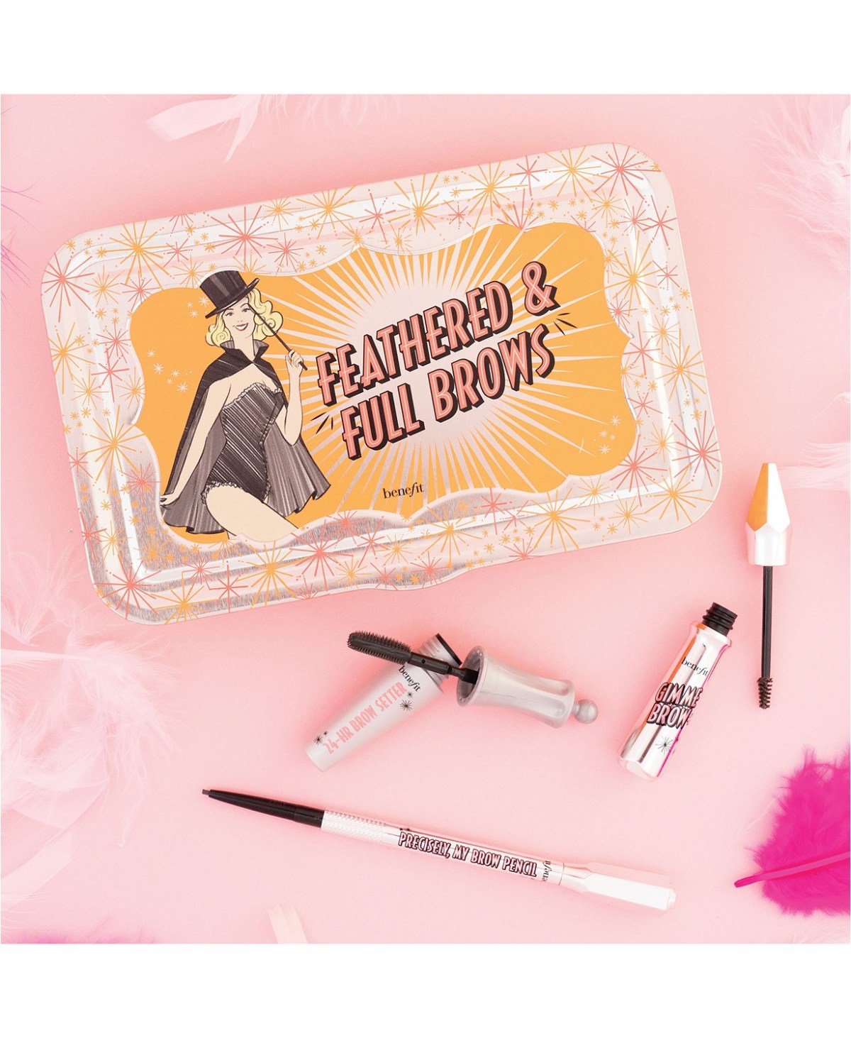 Набор для бровей Benefit Cosmetics Feathered & Full Brows Set