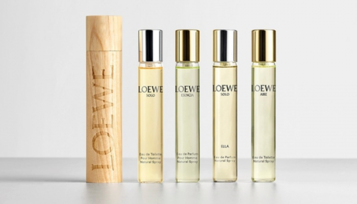 Pujolasos создает деревянный футляр для парфюмерии Loewe