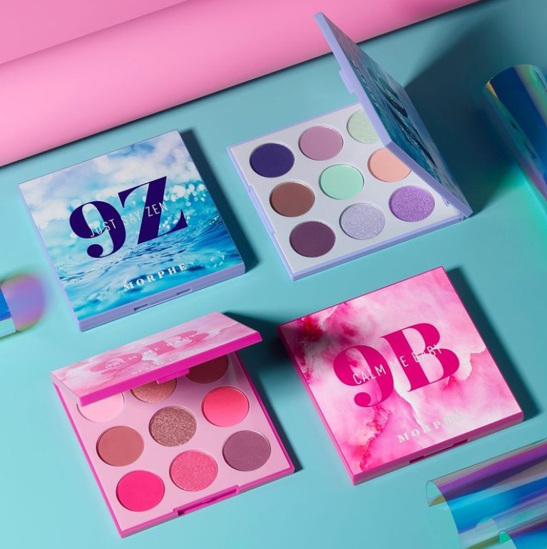 Палетки Morphe 9B Call Me Baby and 9Z Just Say Zen Artistry 