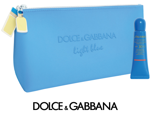 Летняя косметичка с блеском для губ в подарок от Dolce&Gabbana