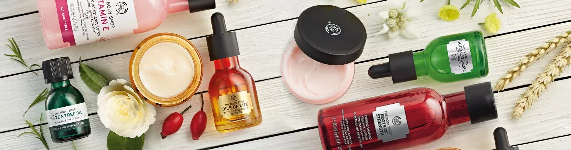 Акция 2=3 на средства для лица в The Body Shop!
