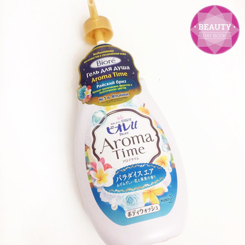 Гель для душа райский бриз Aroma Time от BIORE
