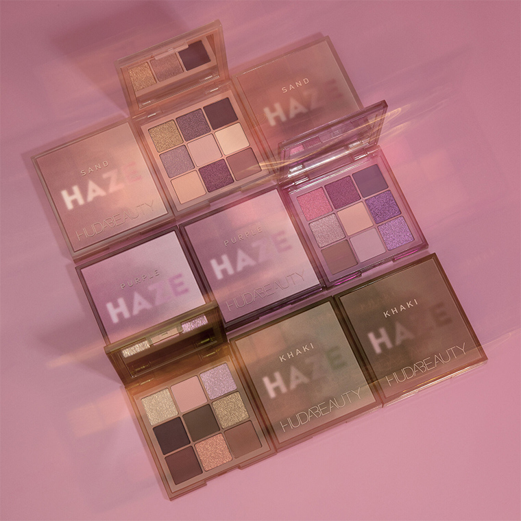Праздничная коллекция макияжа Huda Beauty Haze Obsessions Palettes 2020