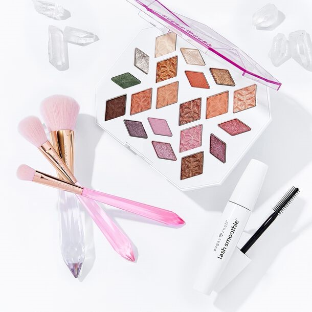 Палетка теней для век Tarte Positive Energy и набор кистей Crystal Crush 