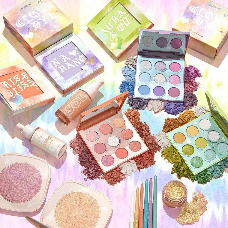 Летняя коллекция макияжа ColourPop Tie Dye 2020