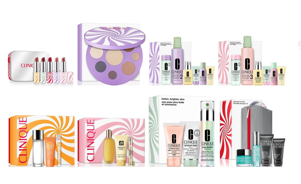 Подарочные наборы Clinique Holiday 2021 Limited Edition Eyeshadow Palette & Beauty 