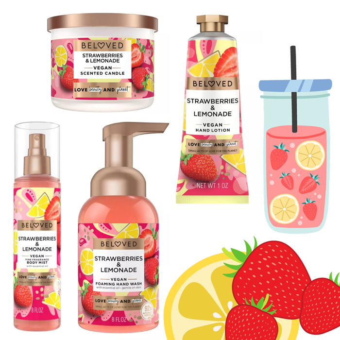 Коллекция Beloved Strawberries & Lemonade для весны 2024