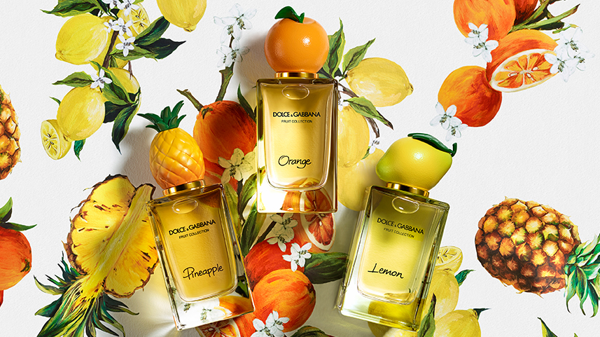 Коллекция фруктовых ароматов Dolce & Gabbana: лимон, апельсин, ананас