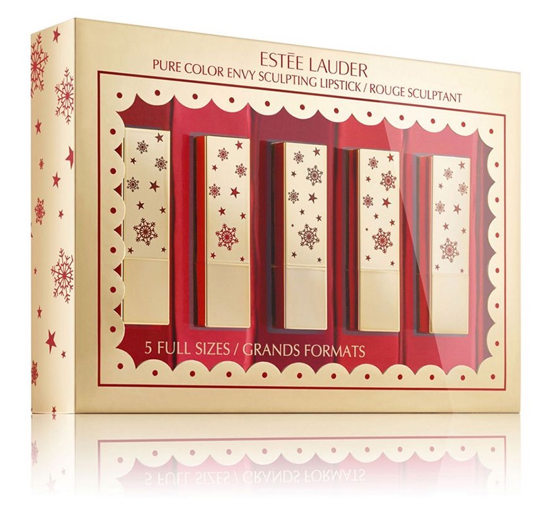 Праздничный набор Estee Lauder Pure Colour Envy Sculpting Lipstick 