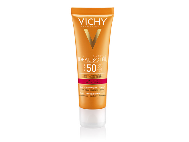Idéal Soleil Anti-Ageing SPF 50 – новое солнцезащитное средство от Vichy