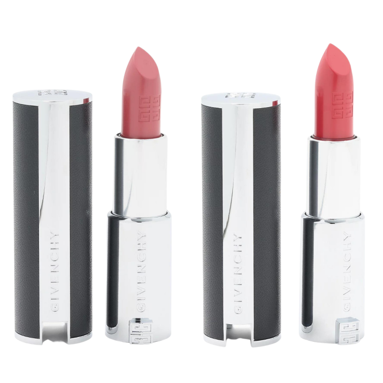 Помады Givenchy Le Rouge Interdit Intense Silk Lipstick Nude Pink and Powdery Pink