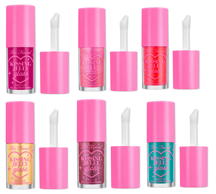 Масло для губ Too Faced Kissing Jelly Lip Oil Gloss для весны 2024