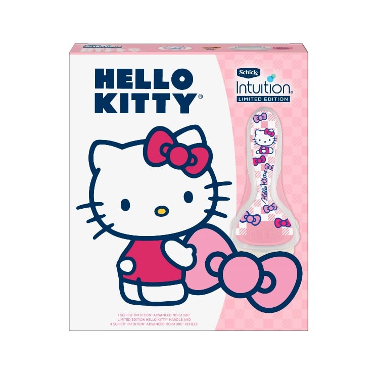 Shick Intuition выпускает новые бритвы с дизайном Hello Kitty