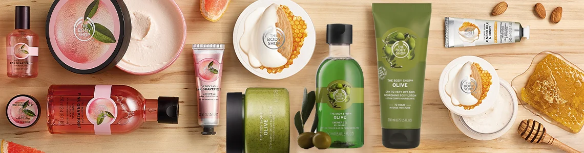 2=3 на серии бестселлеры в The Body Shop!