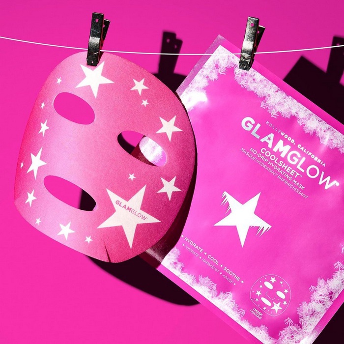 Новая увлажняющая маска Glamglow Coolsheet No-Drip Hydrating Sheet Mask 2019