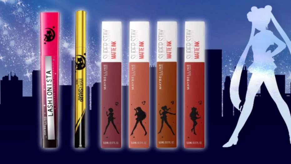 Maybelline New York выпустила свою совместную коллекцию с Сейлор Мун