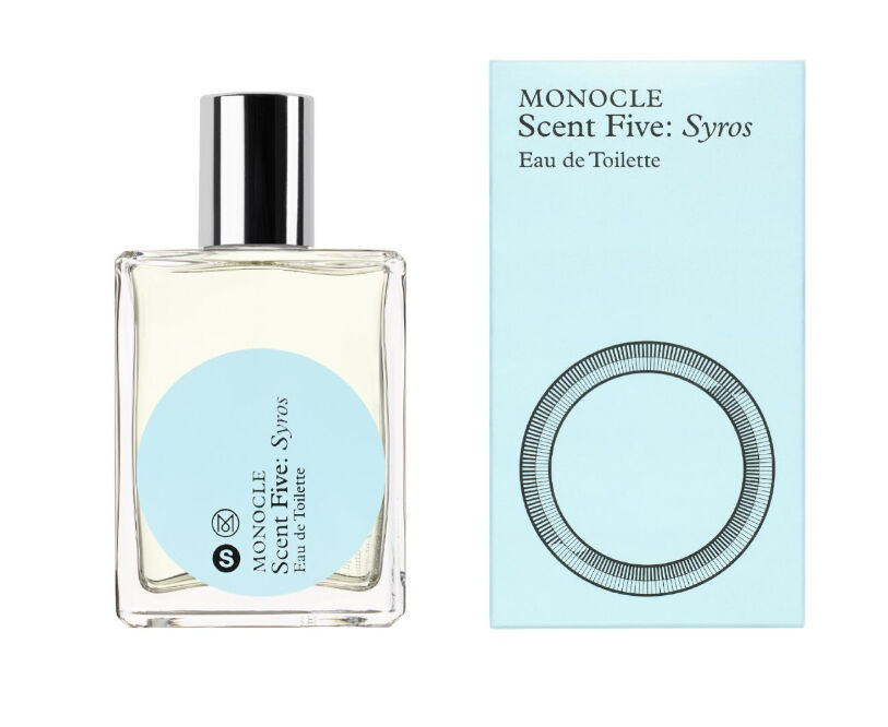 Monocle и Comme Des Garçons Parfums выпускают свой пятый совместный аромат: Syros
