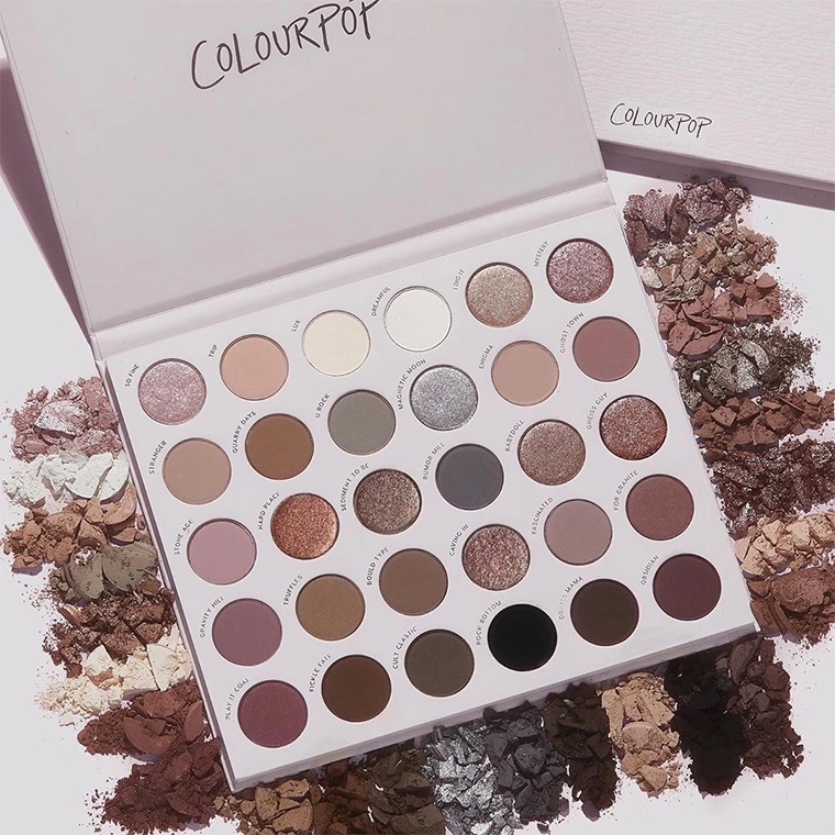 Палетка ColourPop Stone Cold Fox + Набор кистей Ultimate Brush Roll for Holiday 2020