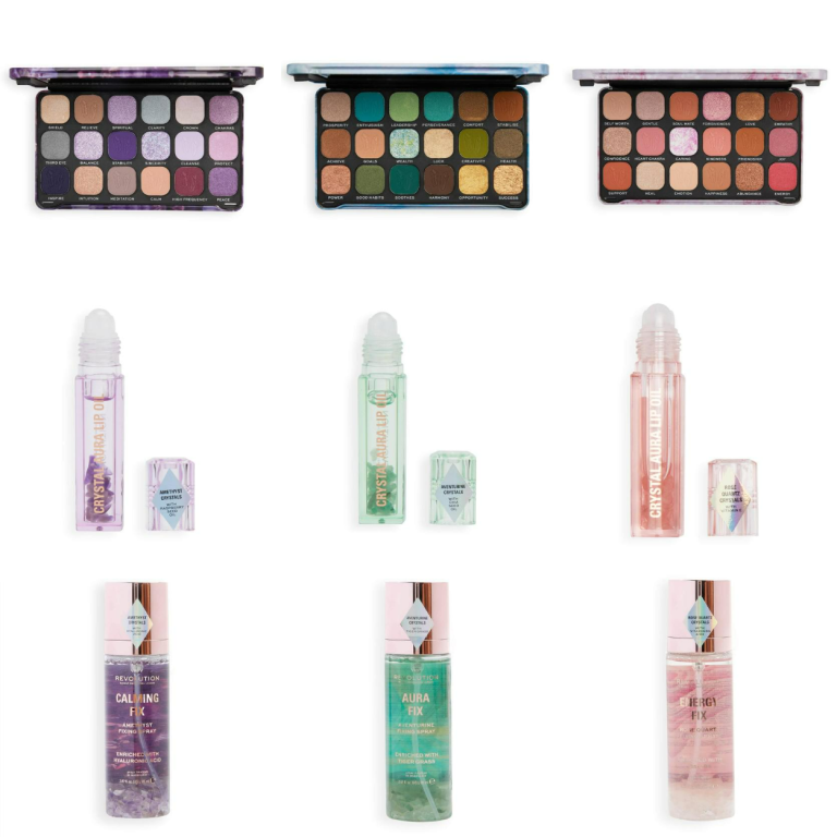 Коллекция Makeup Revolution Crystal Aura