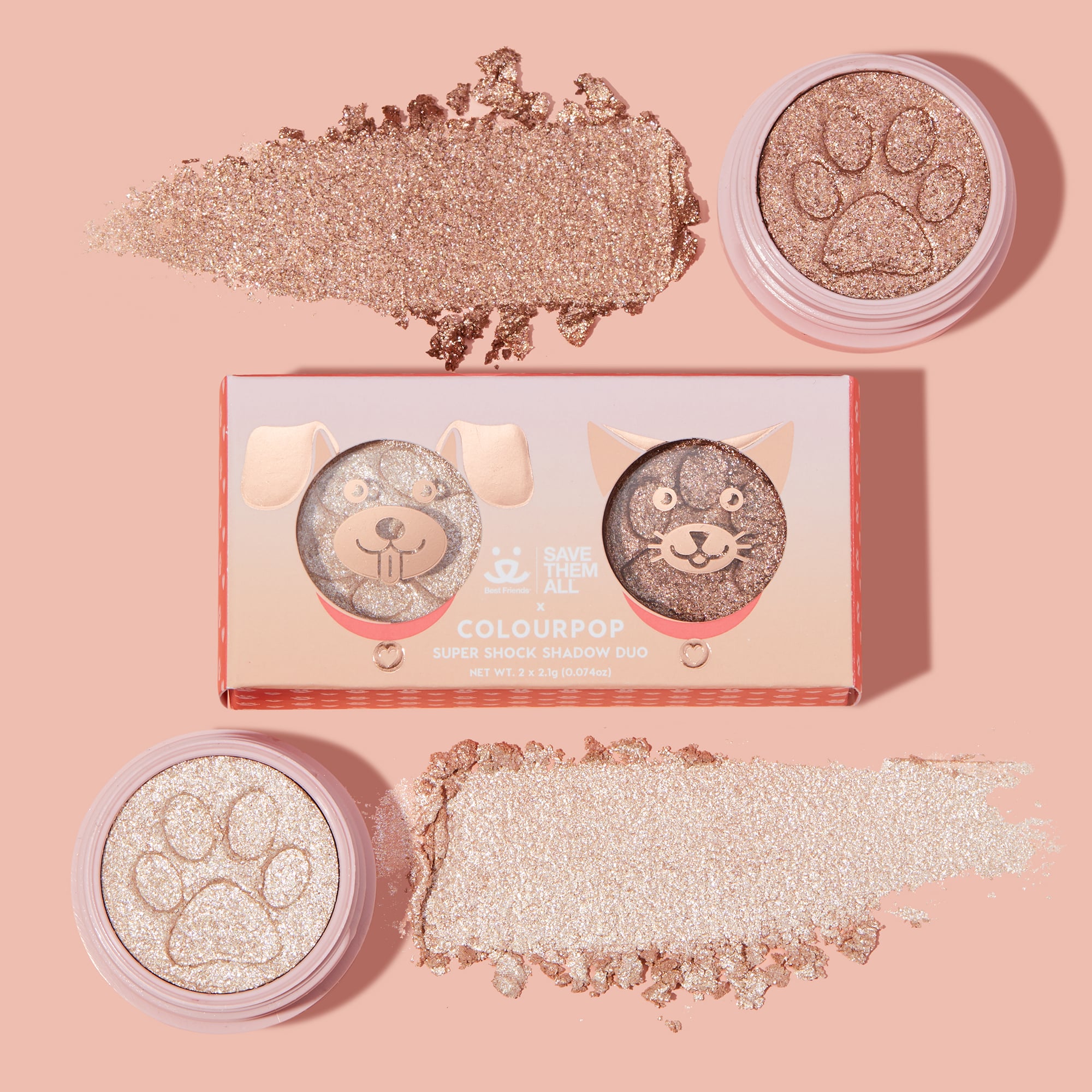 ColourPop выпустит двухцветную палетку Furr-riends Forever Super Shock Shadow Shadow Duo 