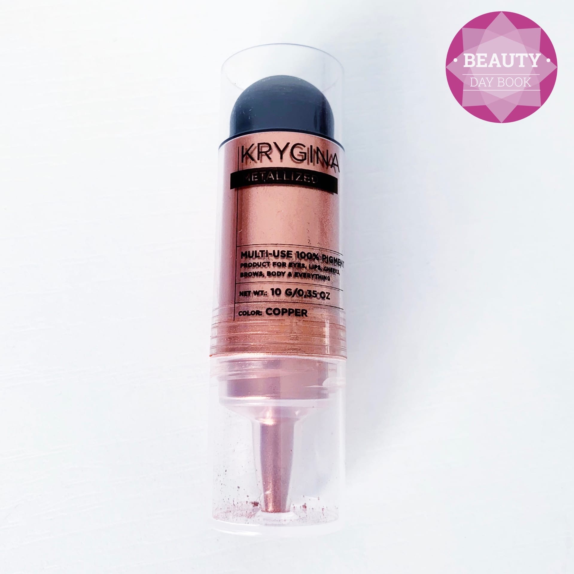 Сухой пигмент Metallized Copper Krygina Cosmetics