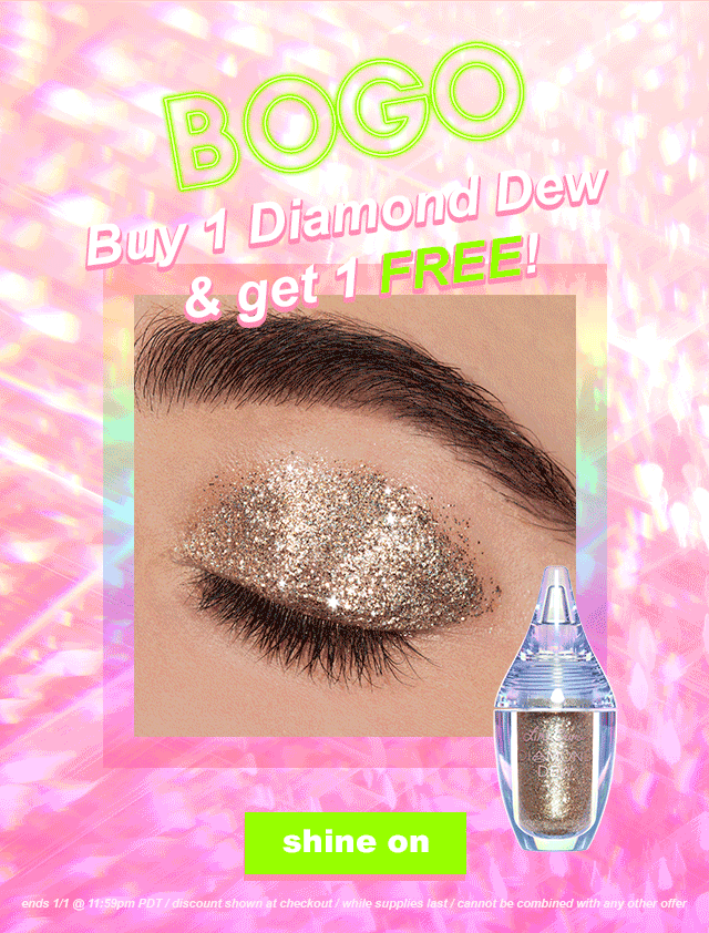 Купи 1 Dimond Dew и получи 2 в подарок от Lime Crime!