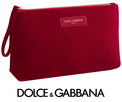 Бархатная косметичка в подарок от Dolce&Gabbana при покупке в Иль де Ботэ