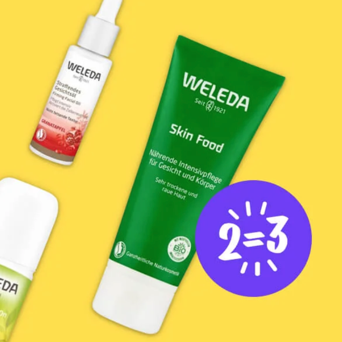 Натуральная косметика Weleda 3=2