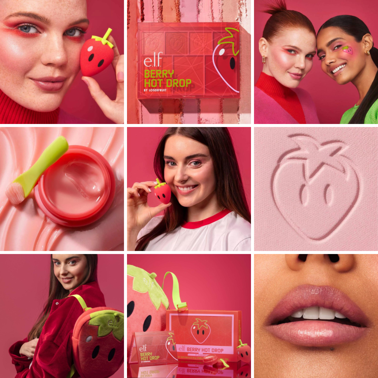 Набор косметики e.l.f. x Loserfruit Berry Hot Drop Vault