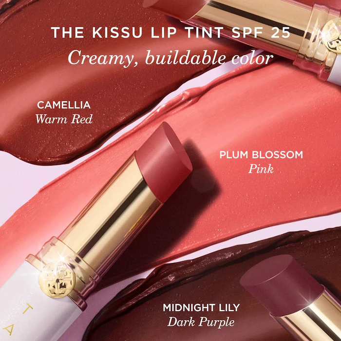 Крем для губ Tatcha The Kissu Lip Tint SPF 25 Hydrating Tinted Lip Sunscreen