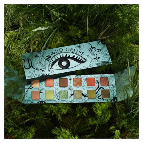 Палетка теней для век Urban Decay Wild Greens 