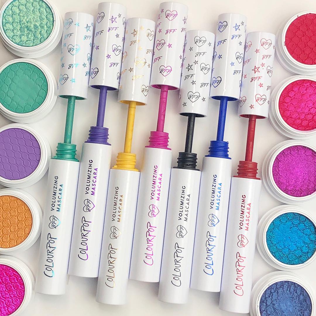 Радужные оттенки туши от ColourPop