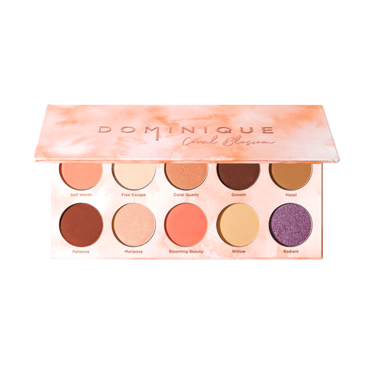 Палетка теней для век Dominique Cosmetics Coral Blossom 