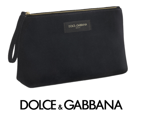 Бархатная косметичка в подарок от DOLCE&GABBANA